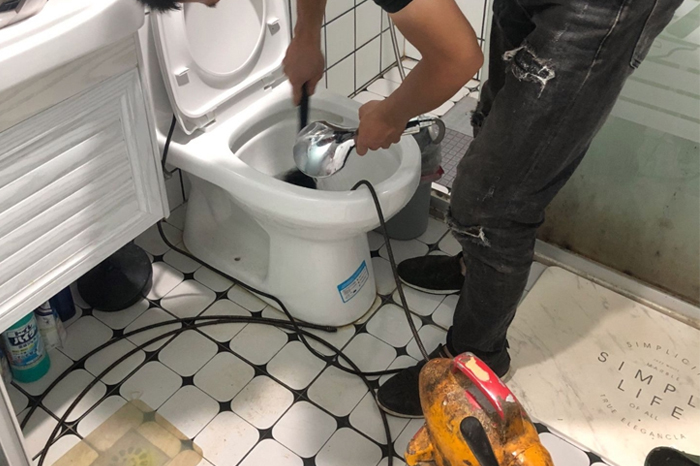 肃州疏通下水道