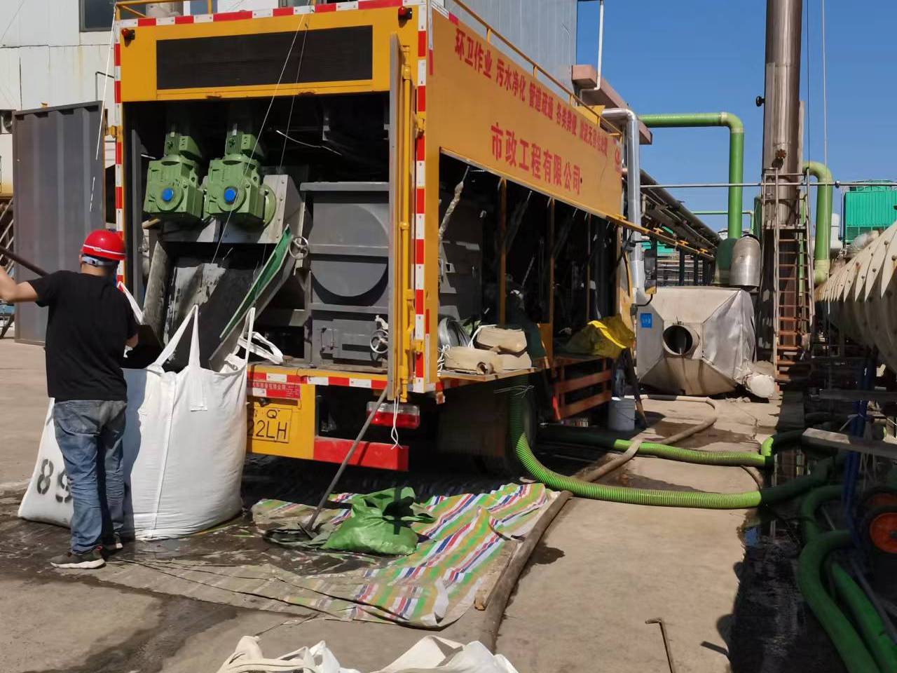 肃州淤泥压干处理